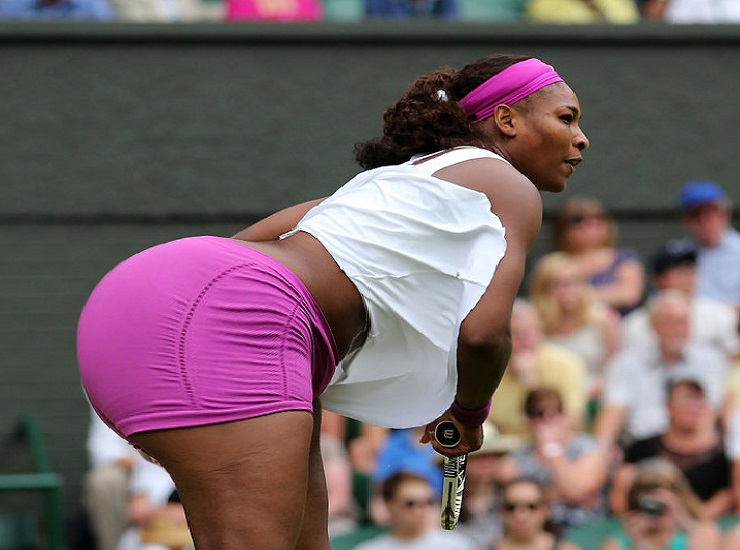 Serena Williams Backside display