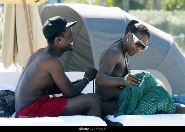 Serena Williams and boyfriend Jackie Long spend a day on Miami Beach