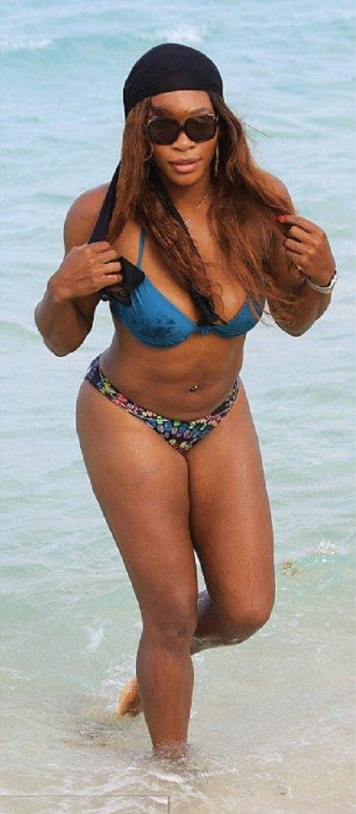 Serena Williams shows no one can compete with her curves in a bikini pic